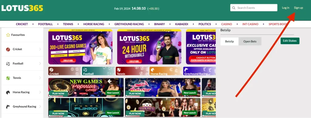 lotus365-signup and login