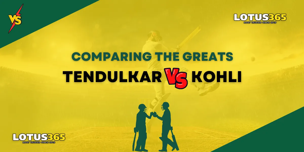 comparing the greats tendulkar vs kohli