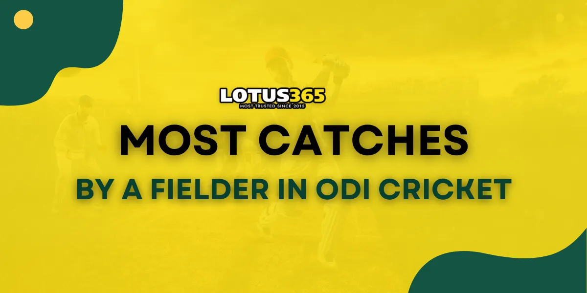 most catches by a fielder in odi cricket